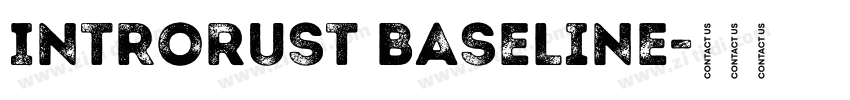 IntroRust BaseLine字体转换